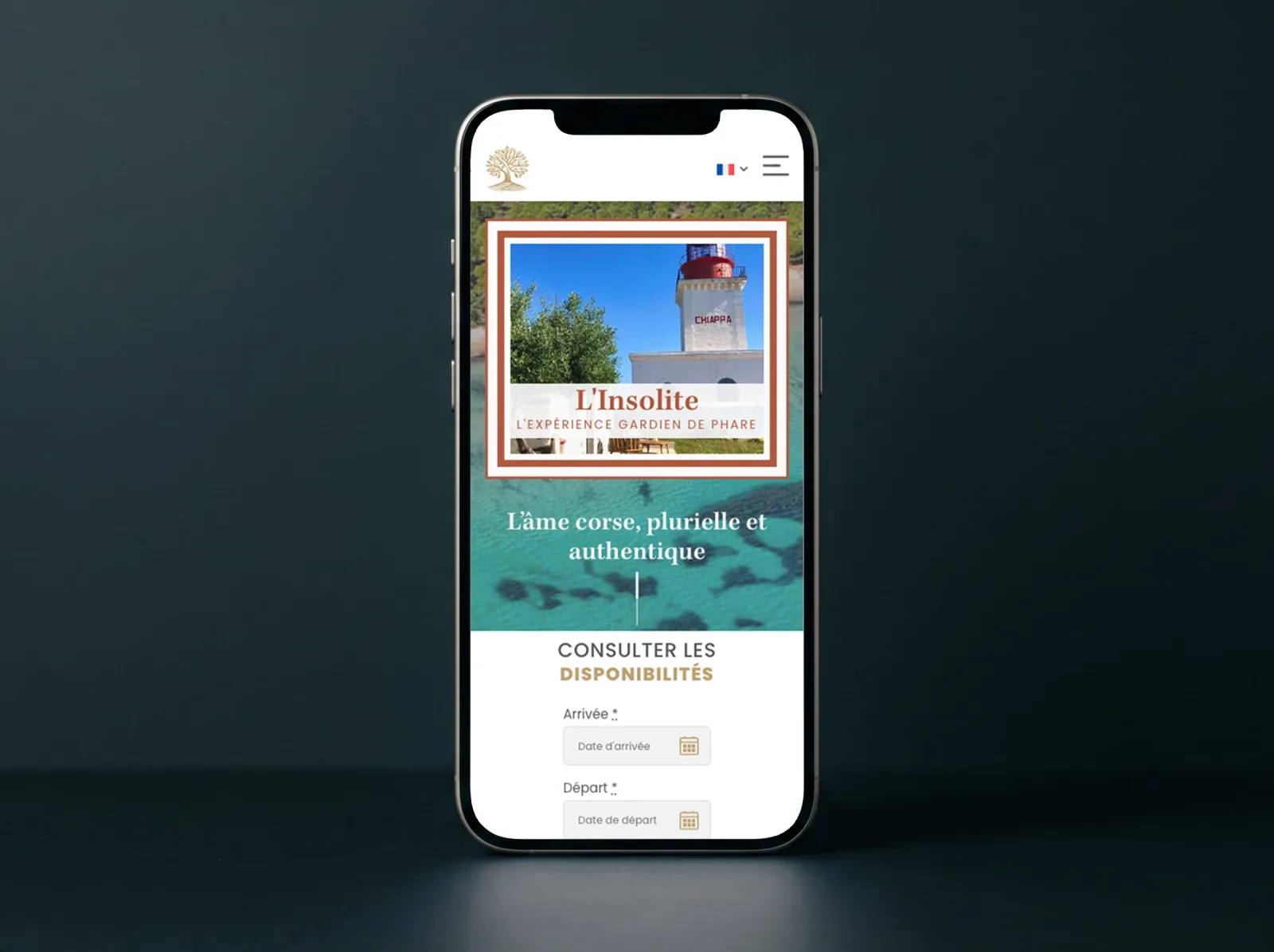 Domaine de Chiterbio, Porto-Vecchio, Refonte, identité et réservation en direct, visuel 6