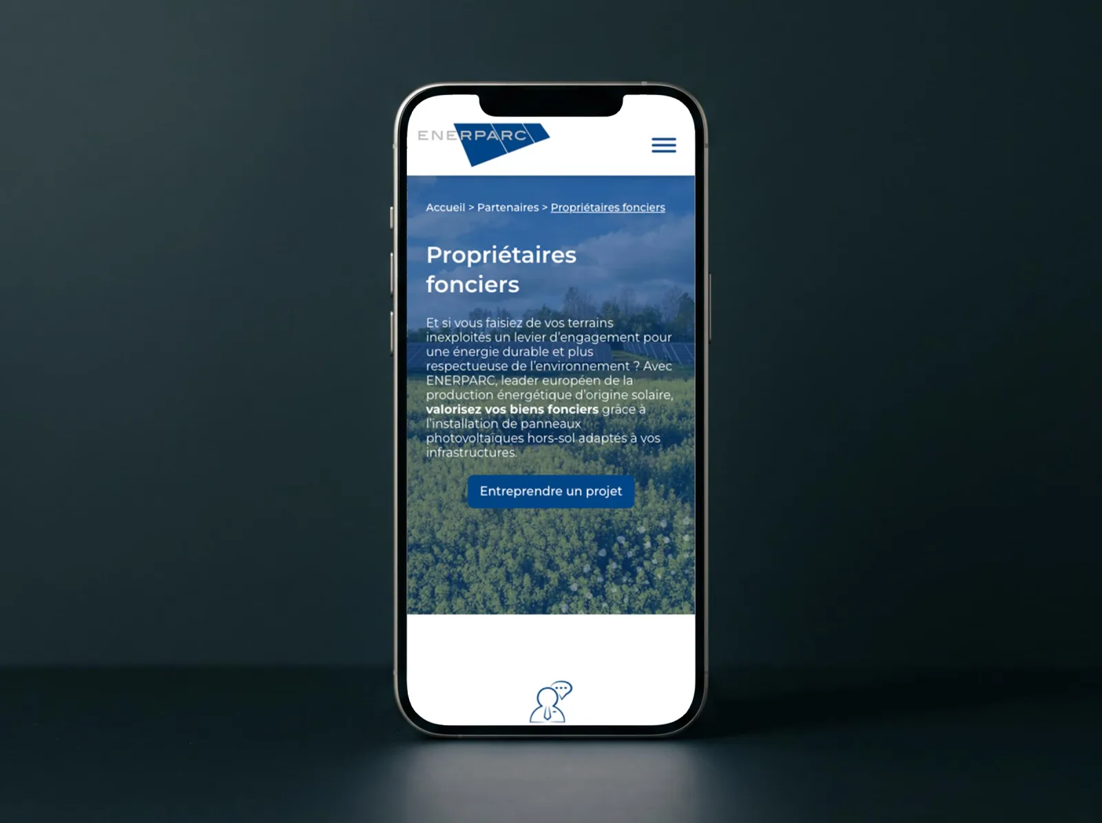 Enerparc, Site vitrine & SEO, visuel 5