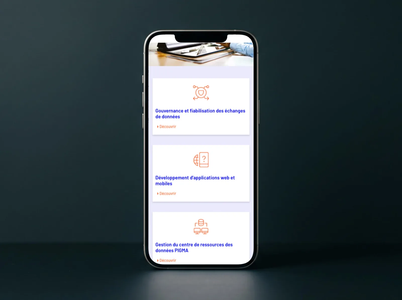 GIP ATgeRi, Refonte de site institutionnel, visuel 7