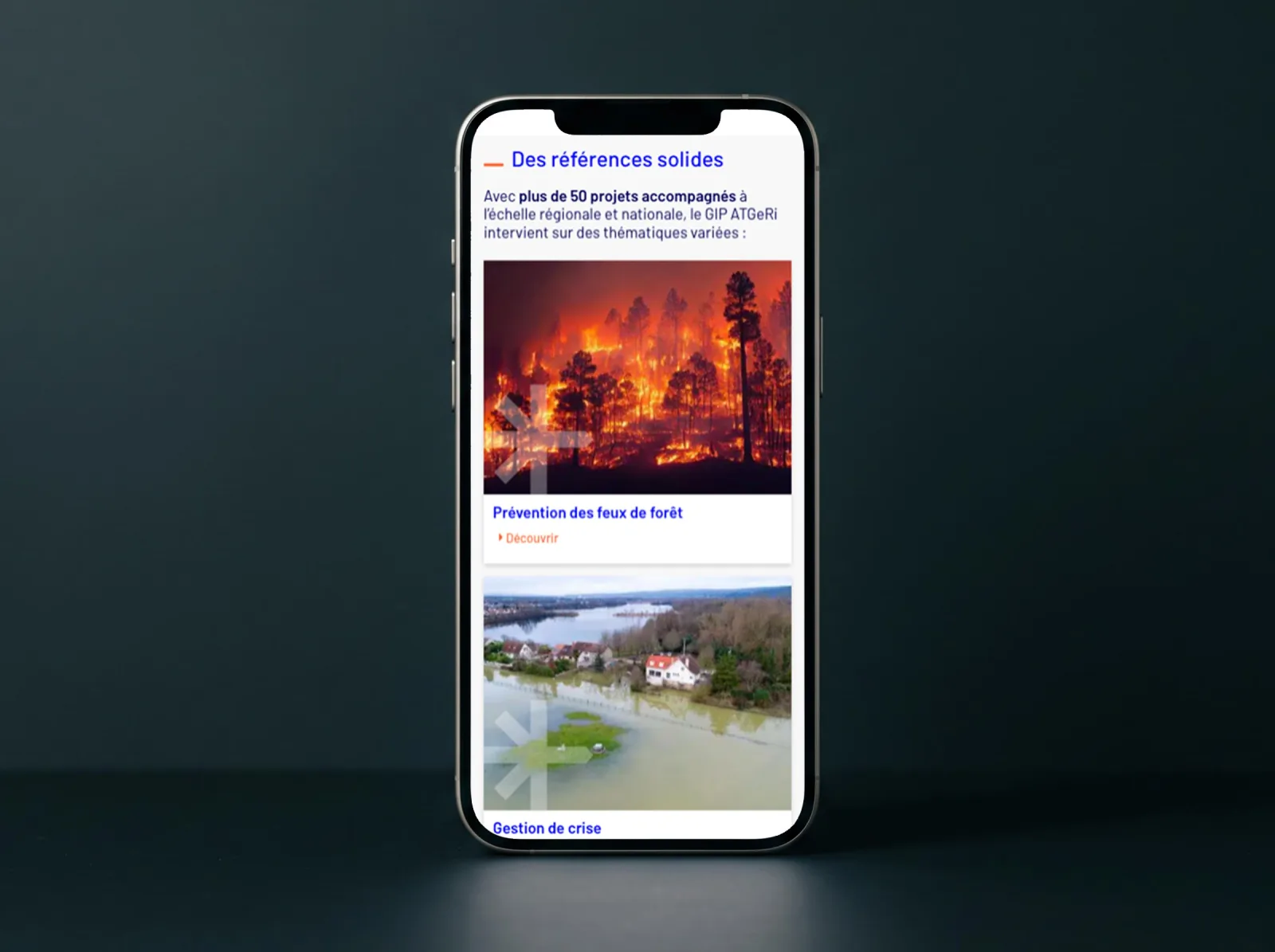 GIP ATgeRi, Refonte de site institutionnel, visuel 8