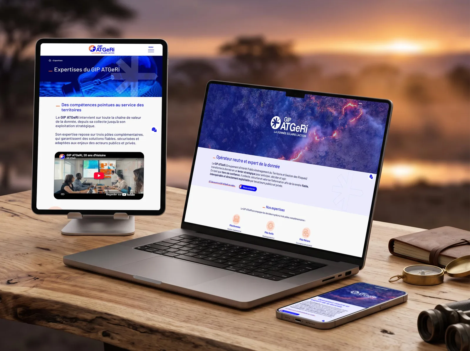 GIP ATgeRi, Refonte de site institutionnel
