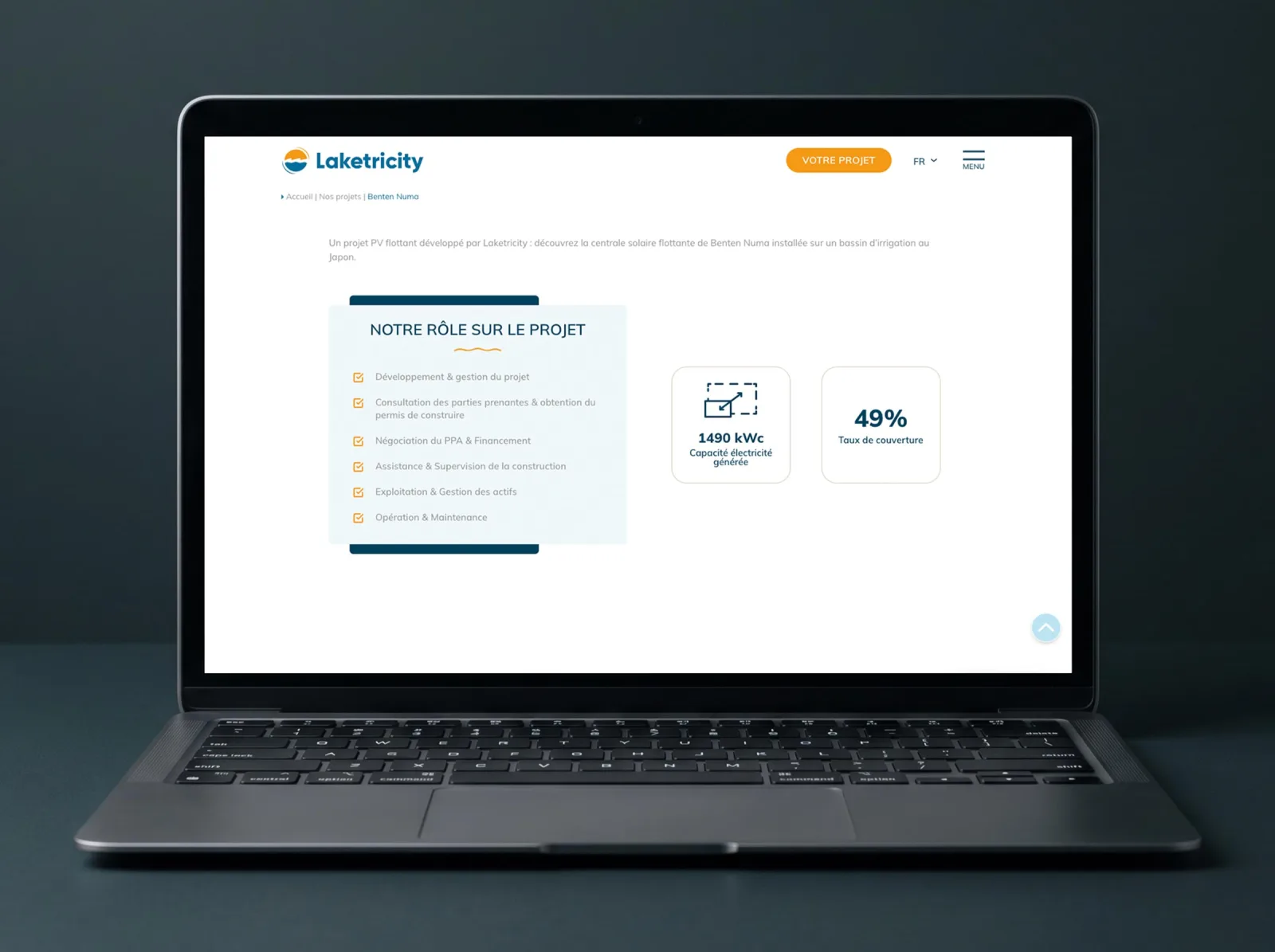 Laketricity, Refonte site corporate multilingue, visuel 3