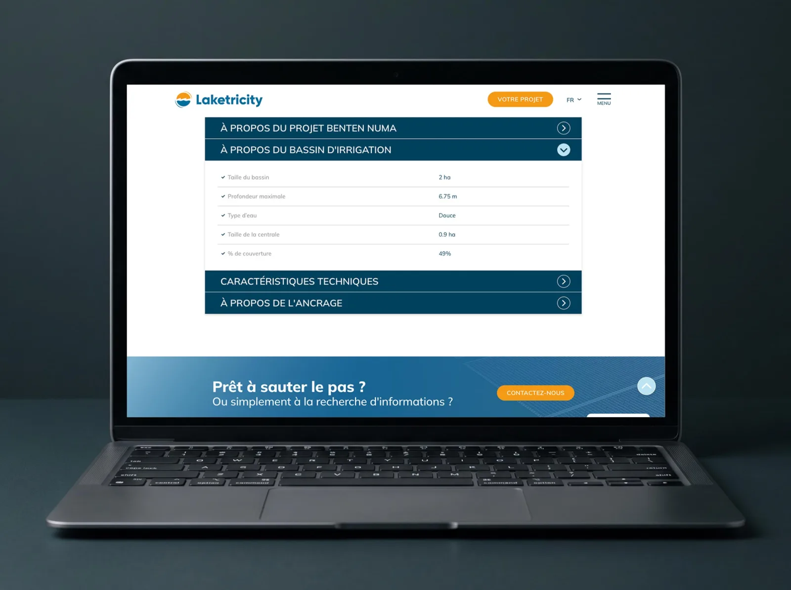 Laketricity, Refonte site corporate multilingue, visuel 4