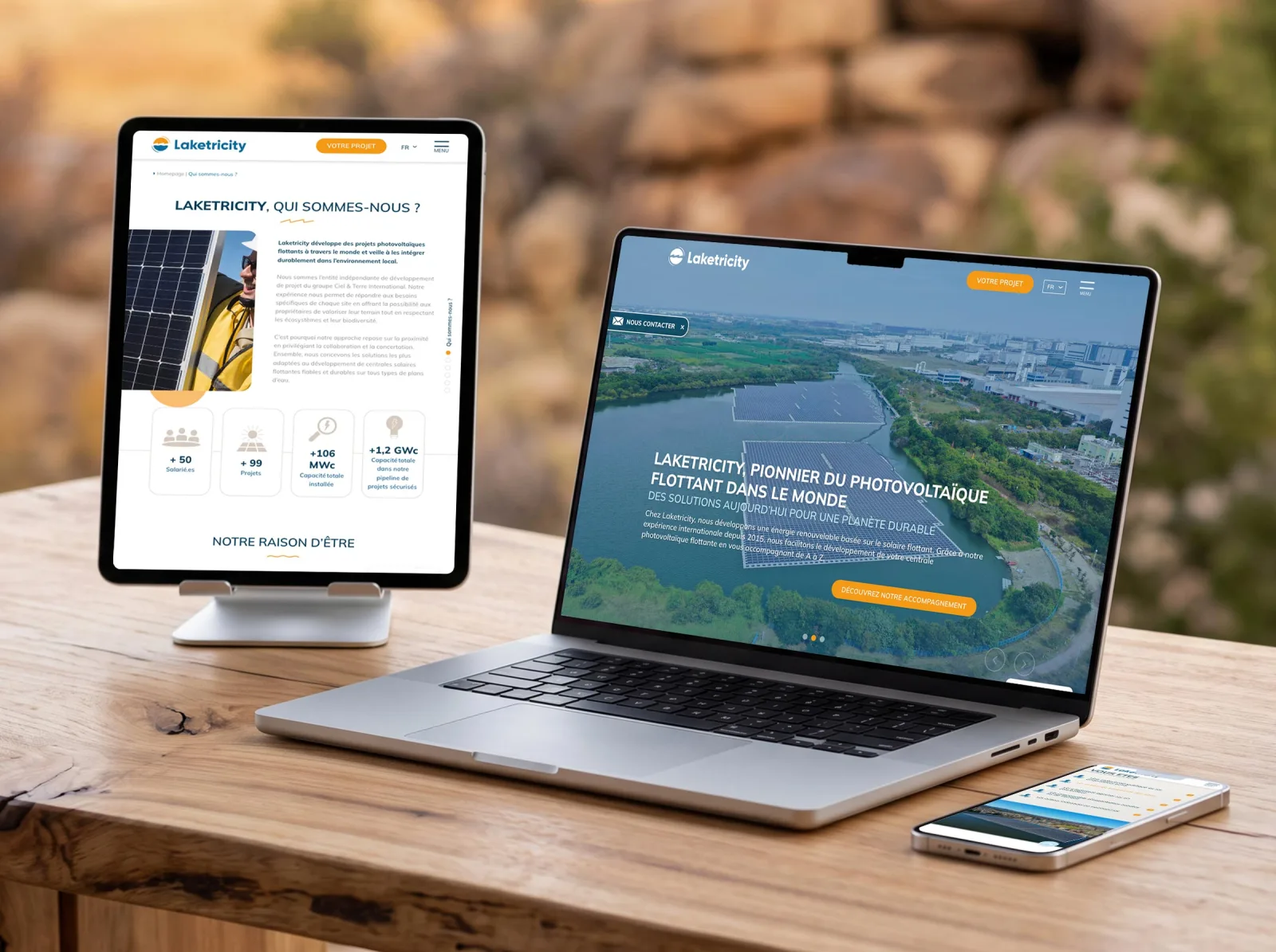 Laketricity, Refonte site corporate multilingue