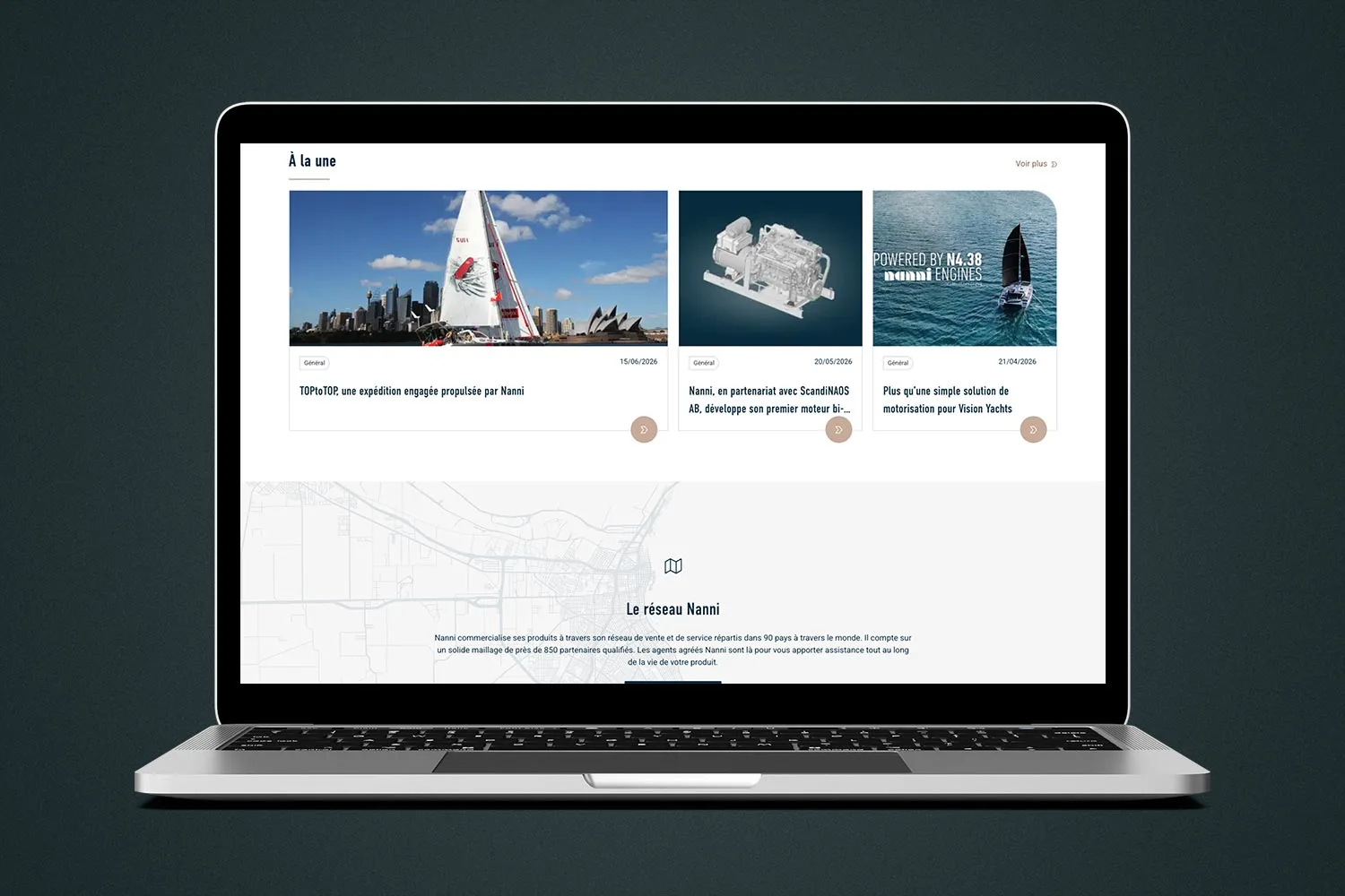 Nanni Industries, Refonte de site vitrine & SEO, visuel 5